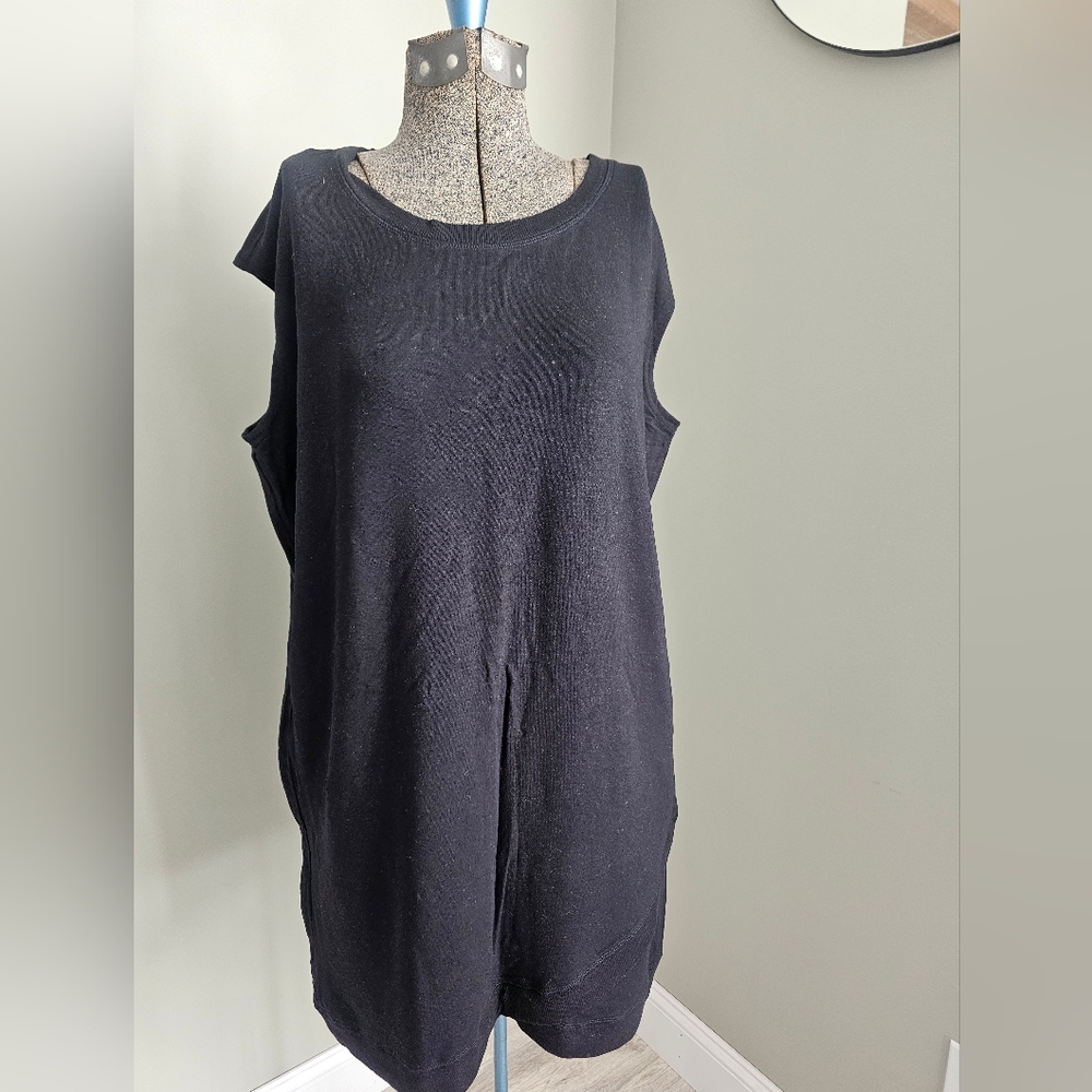 Classic Black Women's t-shirt dress/cover up